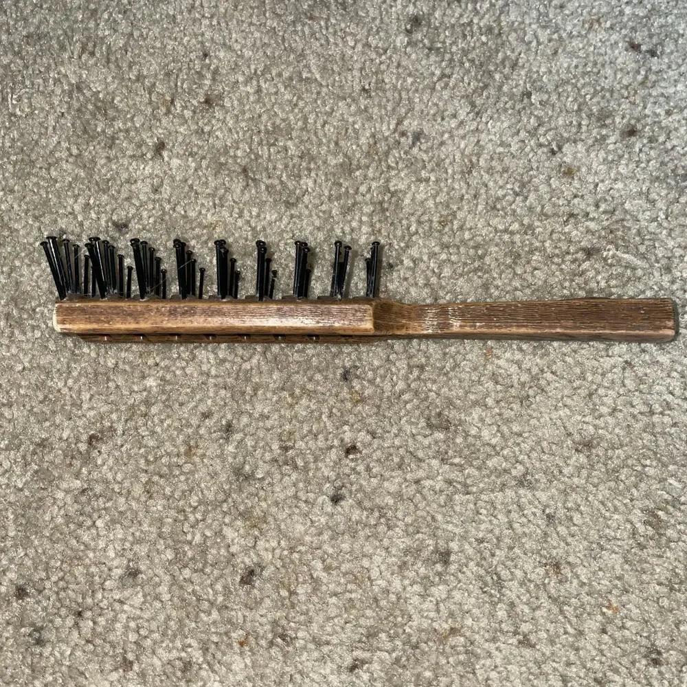 GOODY Vented Detangling HAIR BRUSH Faux Wood Brown 8